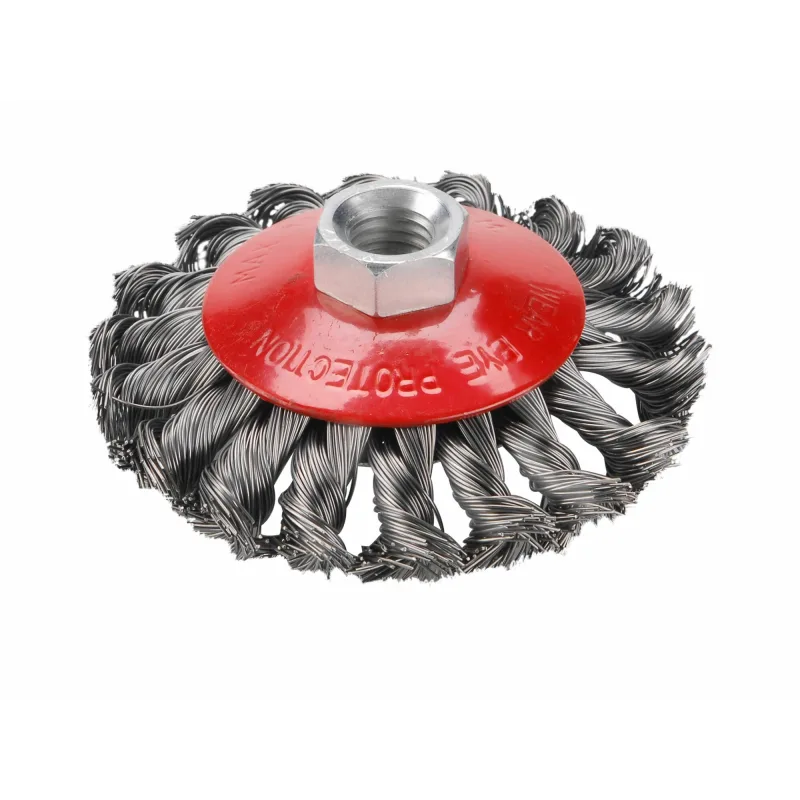 Kartáč miskový M14 vrkočový, Ø100mm, EXTOL CRAFT