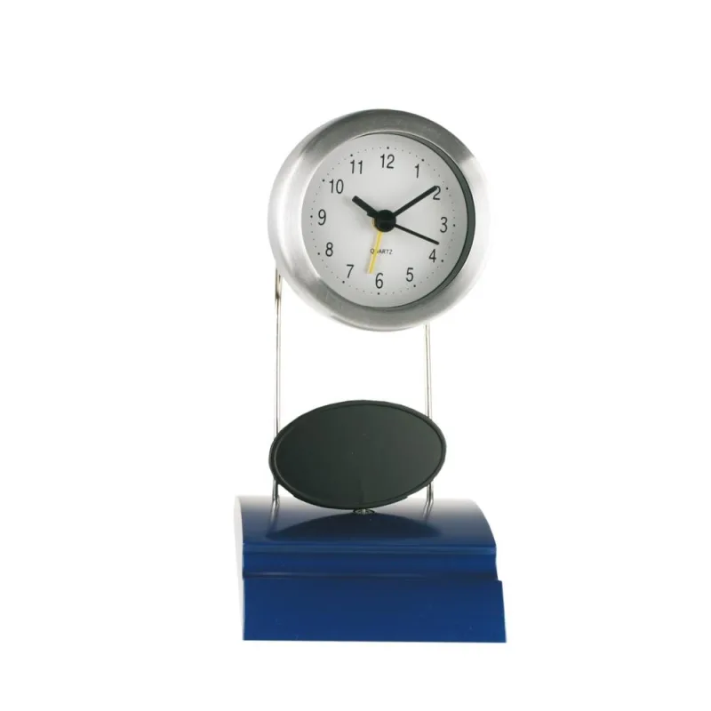 MPM Analogový plastový stříbrný budík MPM C01.2770