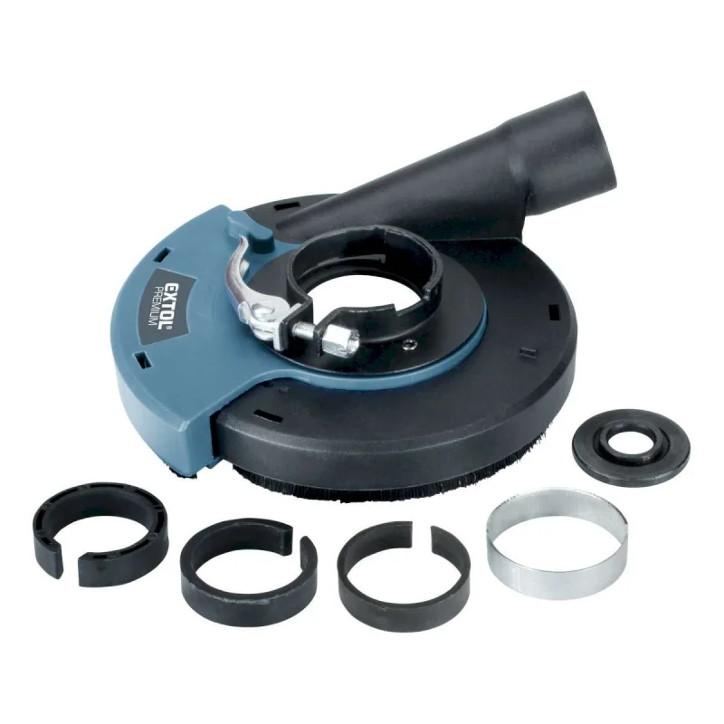 Kryt s odsávaním pre uhlovú brúsku na brúsenie a leštenie, 125mm, EXTOL PREMIUM