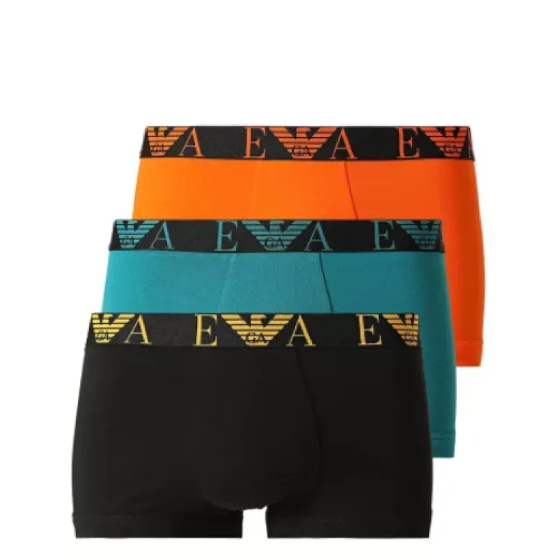 Emporio Armani 1113572F715 Boxer 3 Pack farebné
