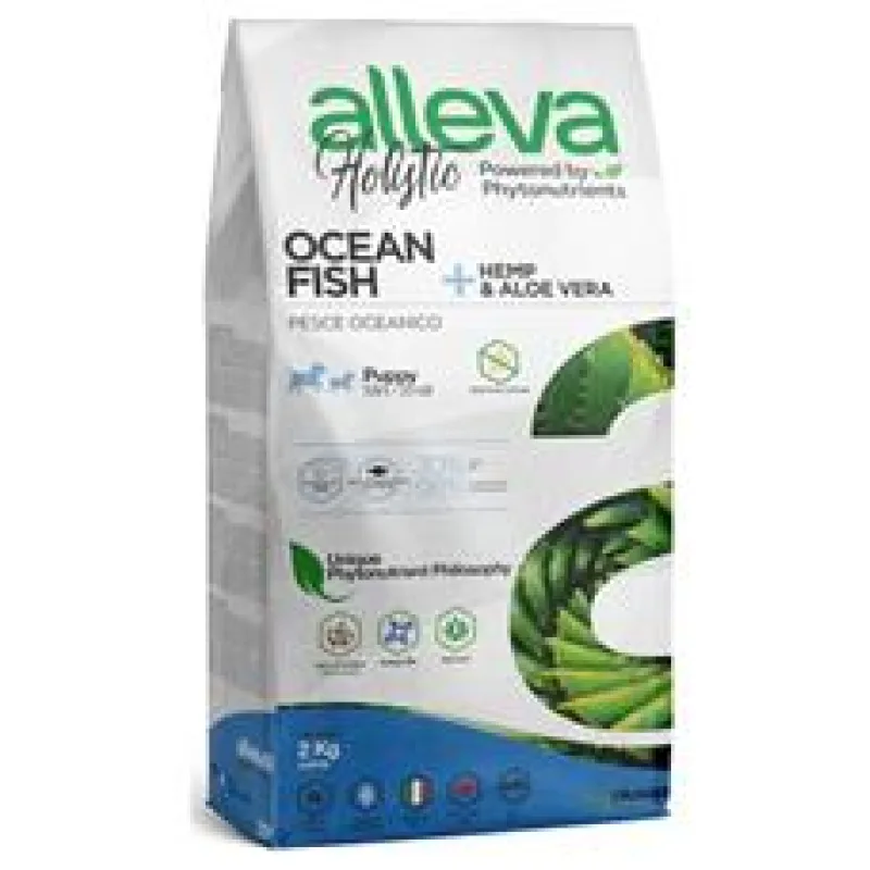 ALLEVA HOLISTIC Dog Dry Puppy/Junior Fish Mini 2 kg