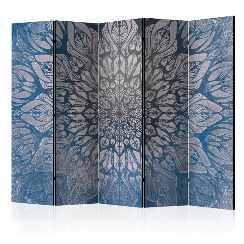 Artgeist Paraván - Spider Web (Blue) II [Room Dividers]