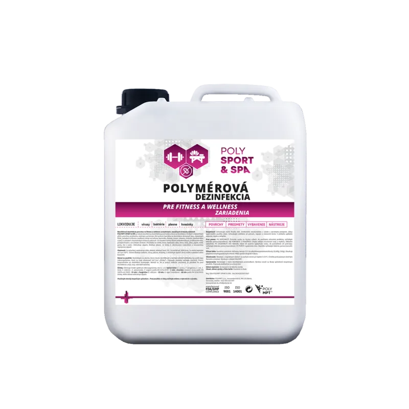 POLY SPORT & SPA dezinfekcia pre fitness a wellness bez chlóru, POLYMPT