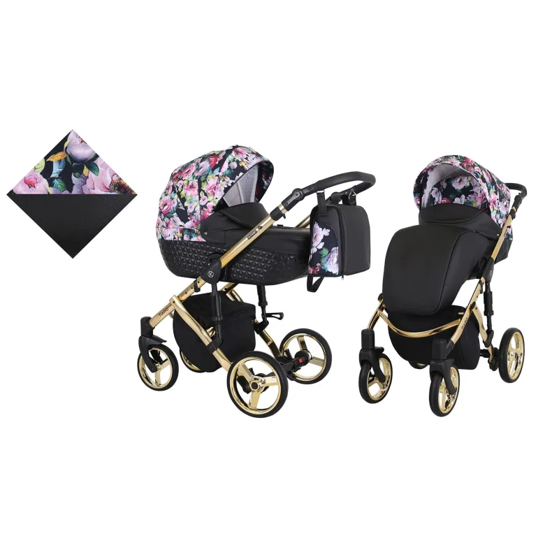 Kočík Kunert Tiaro Premium gold frame 2v1 - 01