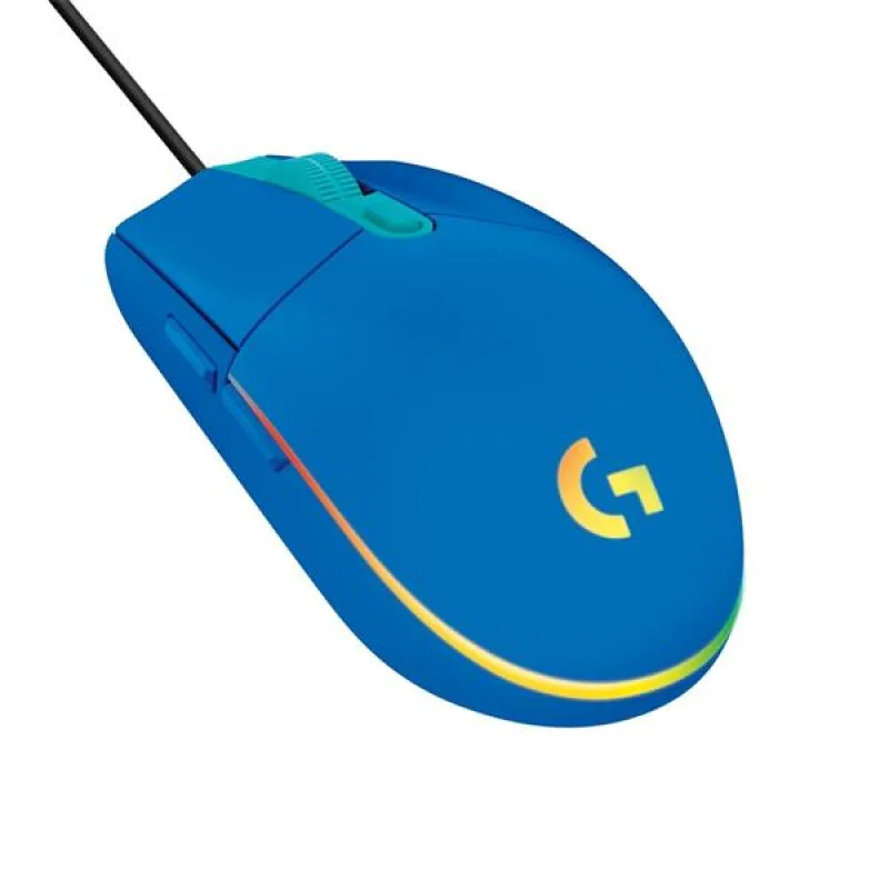 Logitech® G203 2nd Gen LIGHTSYNC Gaming Mouse - BLUE- USB - N/A - EMEA…