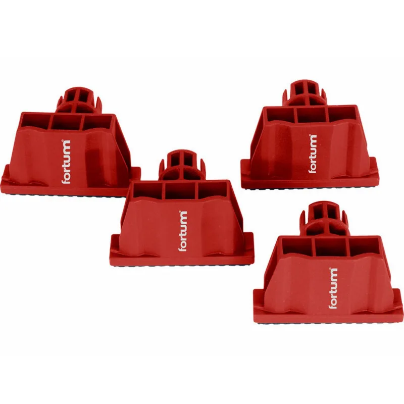 Zarážky na uchytenie materiálu pre pracovný stôl, 4ks, uchytenie ⌀20mm, FORTUM