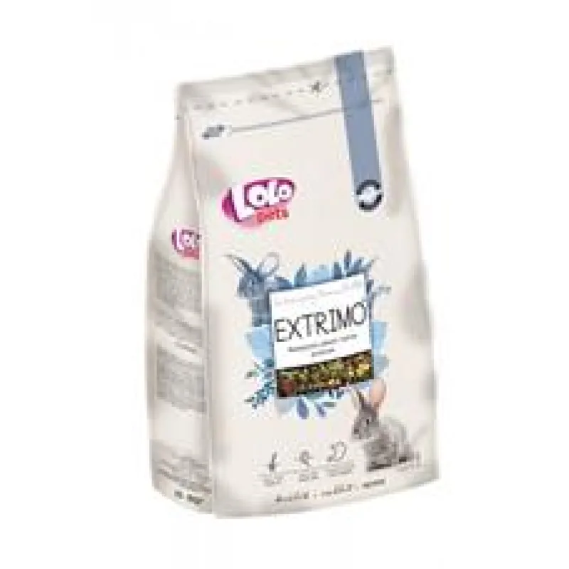 EXTRIMO kompletní krmivo pro králíky v sáčku se zipem 750g