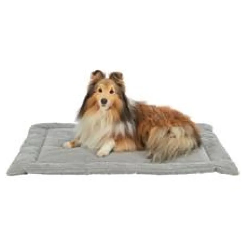 Podložka k ležení JONNA, manšestrový plyš, šedá 90 x 65 cm