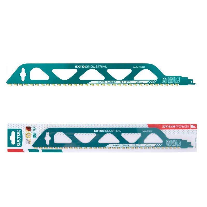 List pílový do chvostovej píly, SK plátky, EXTOL INDUSTRIAL