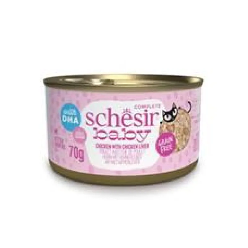 Schesir Cat konz. Kitten Wholefood kuře/játra 70 g