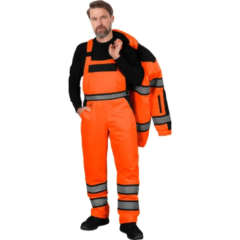 Reis MILLING zateplené nohavice lacl oranžové