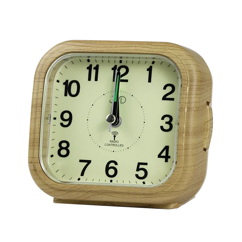 JVD Ručkový analogový rádiem řízený budík JVD RB1603.2 s luminiscenčním displejem