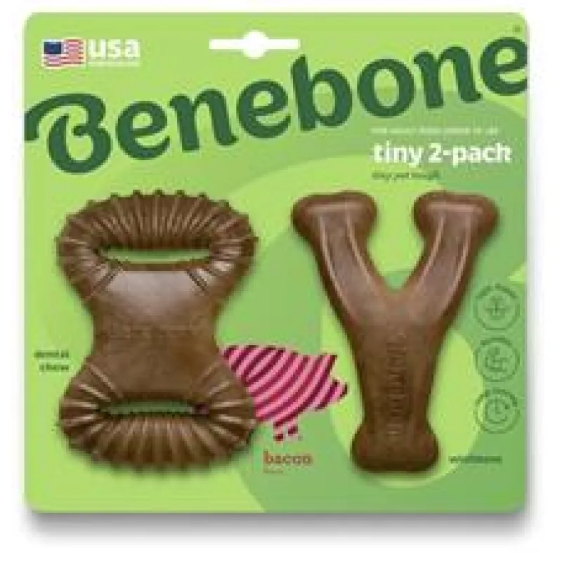Benebone Dental Chew Wishbone slanina XS 2 KS