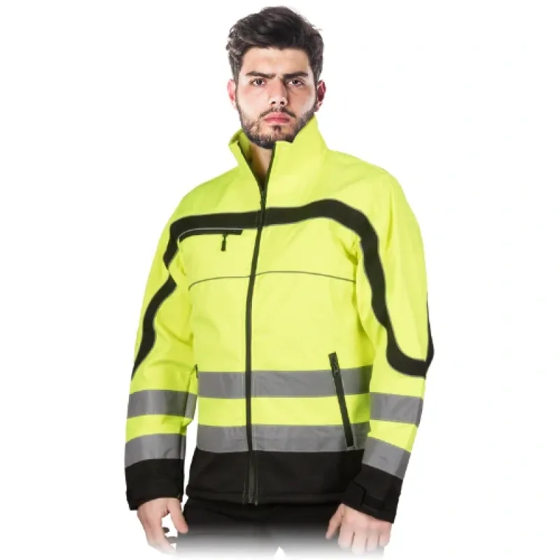 Leber&Hollman NEMO YB reflexná softshellová bunda žltá