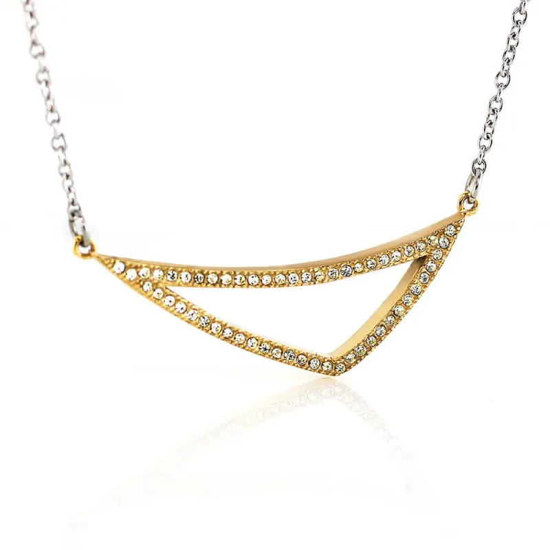 MPM Ocelový náhrdelník z chirurgické oceli Necklace 7701 - Gold