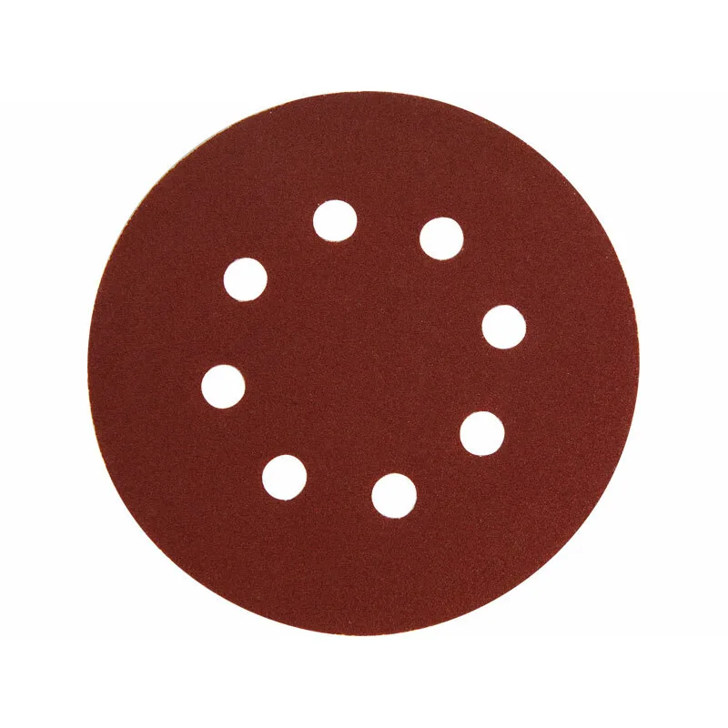 Brúsny papier na suchý zips Ø125mm s otvormi, P80, 10ks, EXTOL PREMIUM