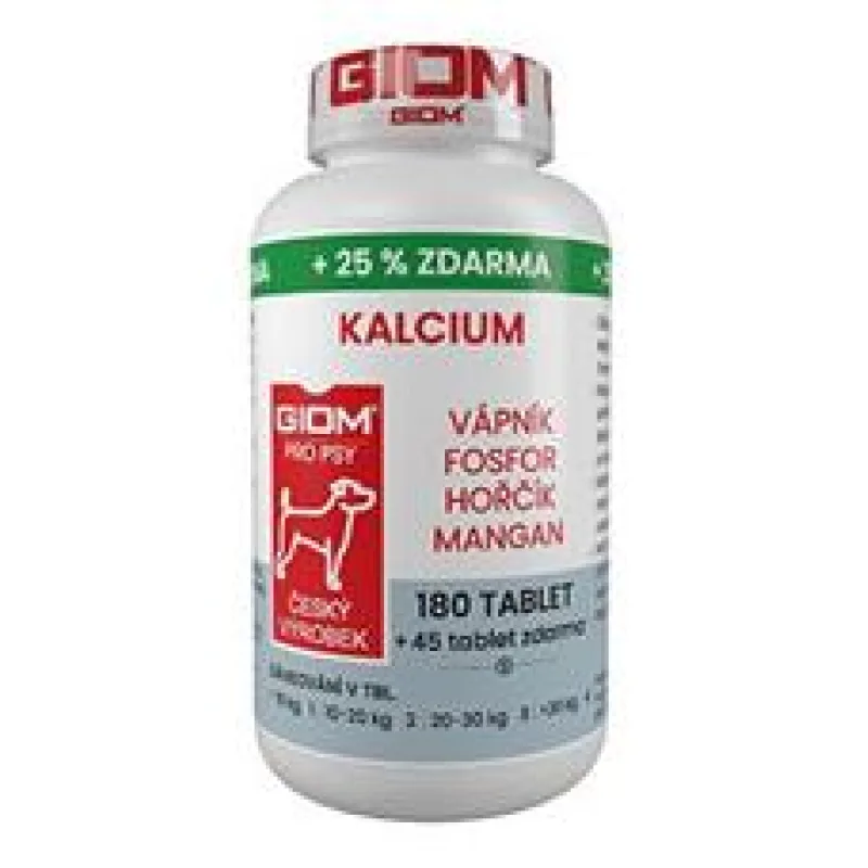 Giom S pes Kalcium 360 tbl + 25% zdarma