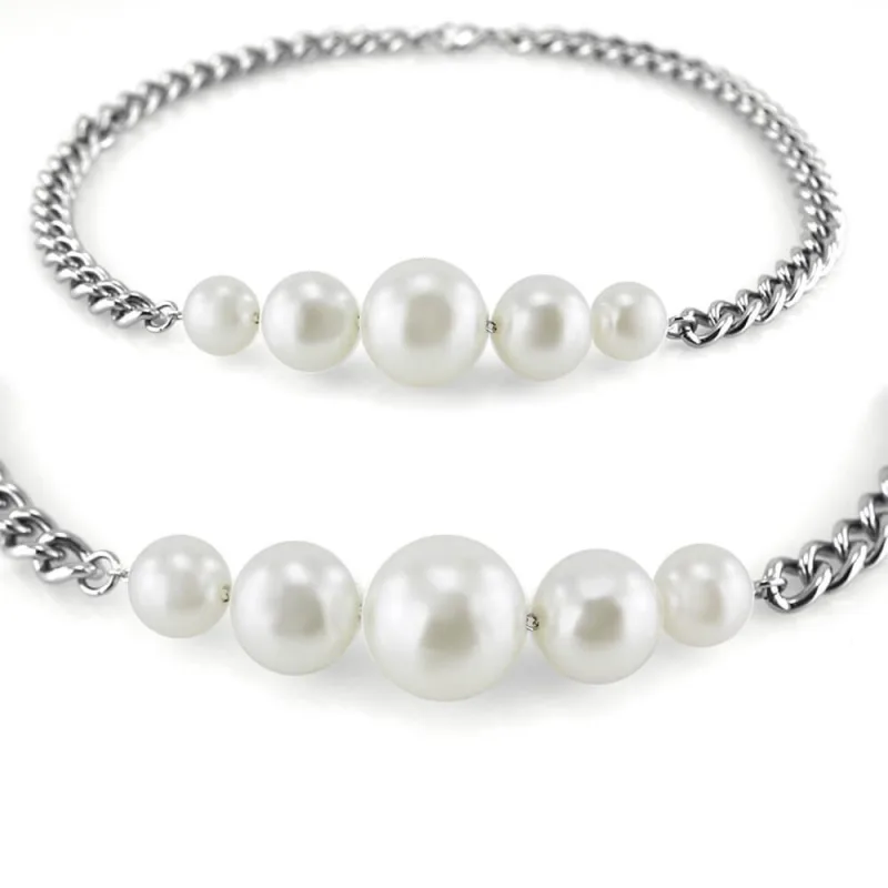 MPM Ocelový náhrdelník z chirurgické oceli Necklace 7538 - SS Silver