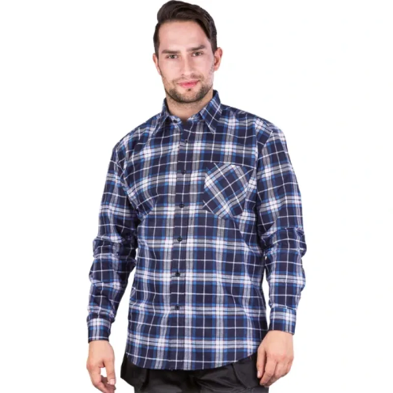 Reis KF GN flanelová košeľa blue