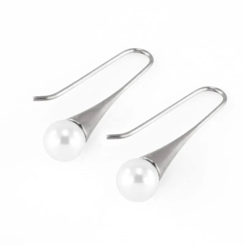 MPM Ocelové náušnice z chirurgické oceli Earrings 7927, Silver