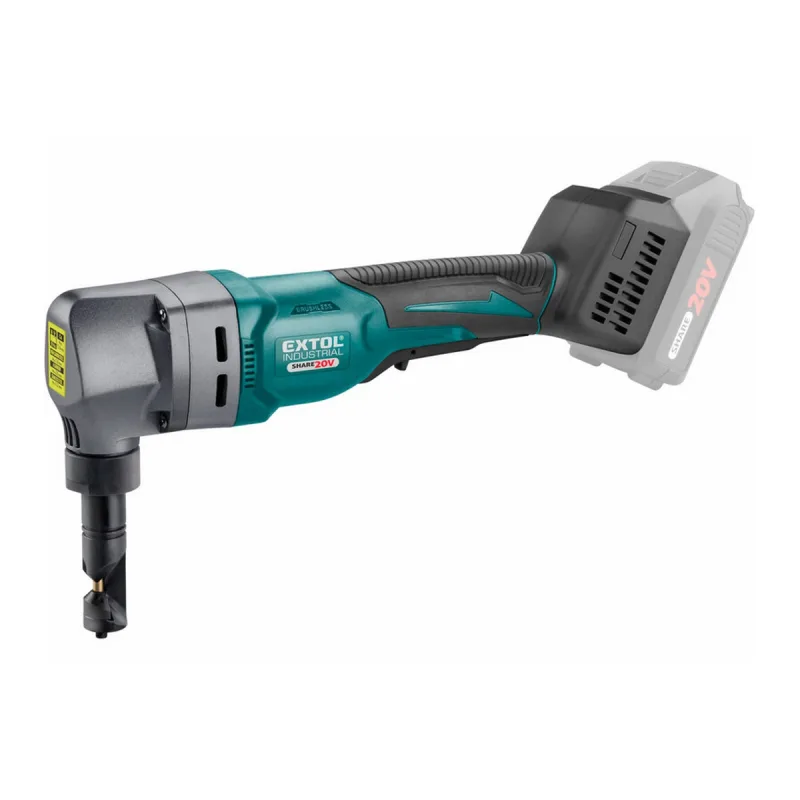 Nožnice na plech vystrihovacie aku Share20V, bez aku, max. 2,5mm, bezuhlíkový motor, EXTOL INDUSTRIA