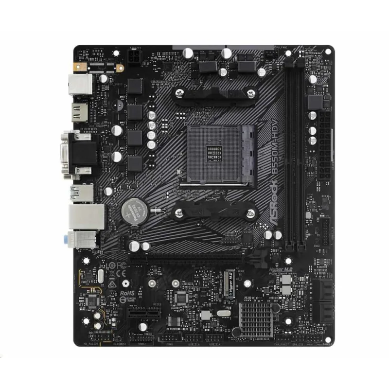 ASRock MB Sc AM4 B550M-HDV, AMD B550, 2xDDR4, HDMI, DVI B550M-HDV