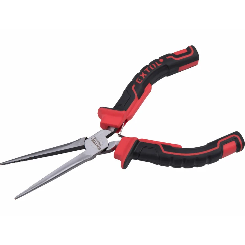 Kliešte pologuľaté priame mini s dlhými čeľusťami, 150mm, EXTOL PREMIUM