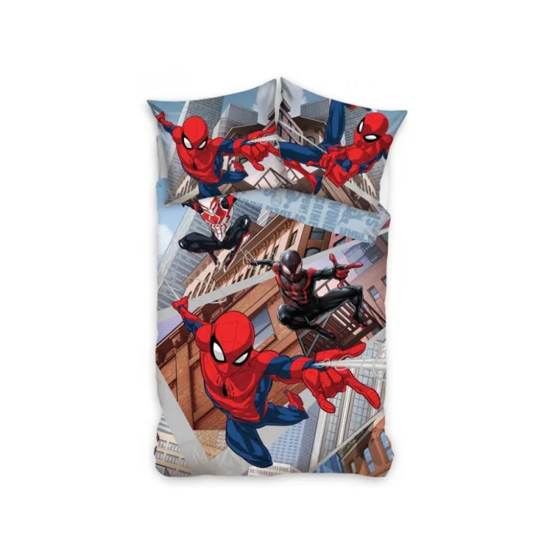 Detské obliečky Spider Man Naprieč Paralelnými Svetmi 140x200/70x90 cm