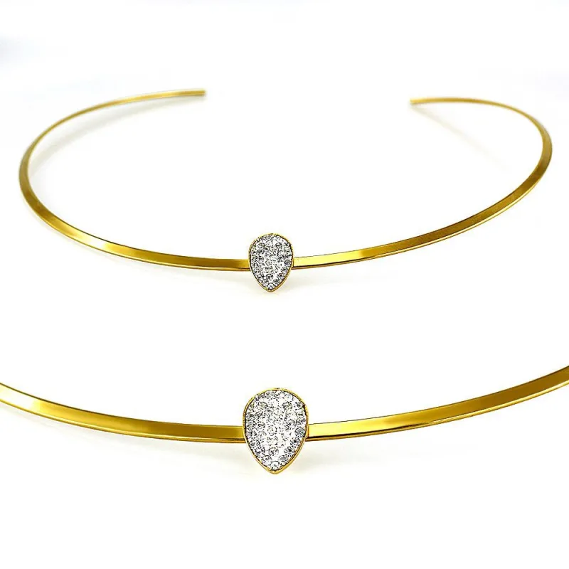 MPM Ocelový náhrdelník z chirurgické oceli Necklace 7620 - Gold