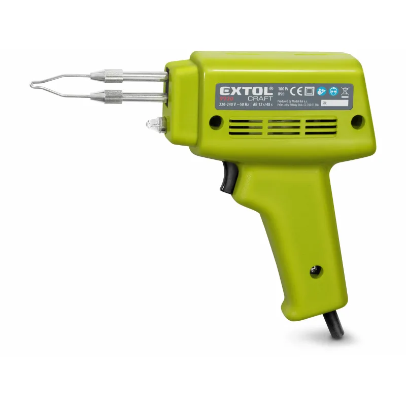 Pištoľ spájkovacia, príkon 100W, EXTOL CRAFT