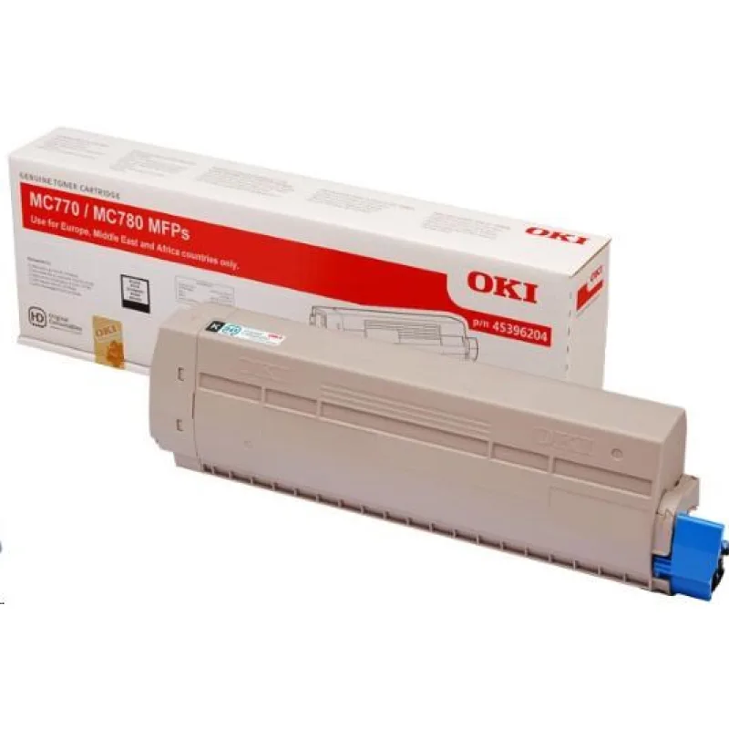 Čierny toner OKI pre MC770/ 780 (15 000 strán) 45396204
