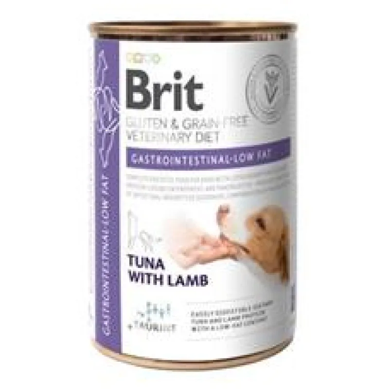 Brit VD Dog GF konz. Gastrointestinal Low Fat 400 g
