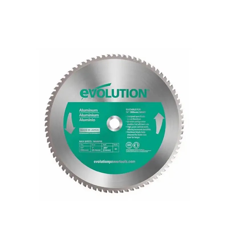 Pílový kotúč EVOLUTION ALUMINIUM na hliník 180, 210, 230, 255, 355mm