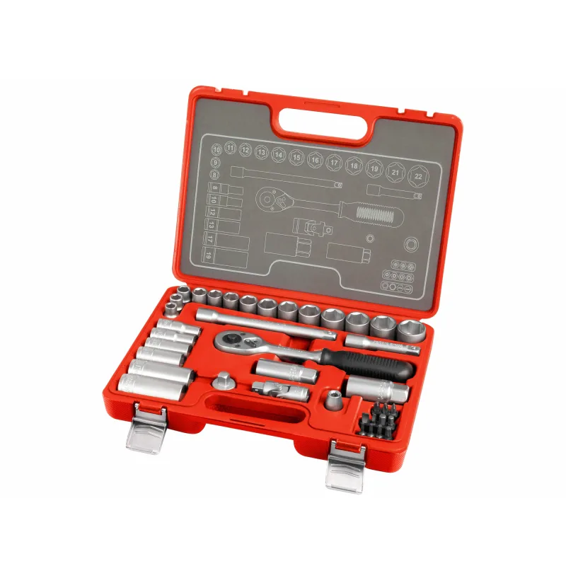 Sada nástrčných kľúčov, 39-dielna, EXTOL PREMIUM