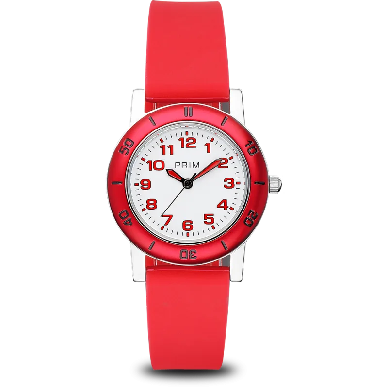 PRIM Dětské červené hodinky PRIMky Klaun edice 03 - D W05P.13208.D