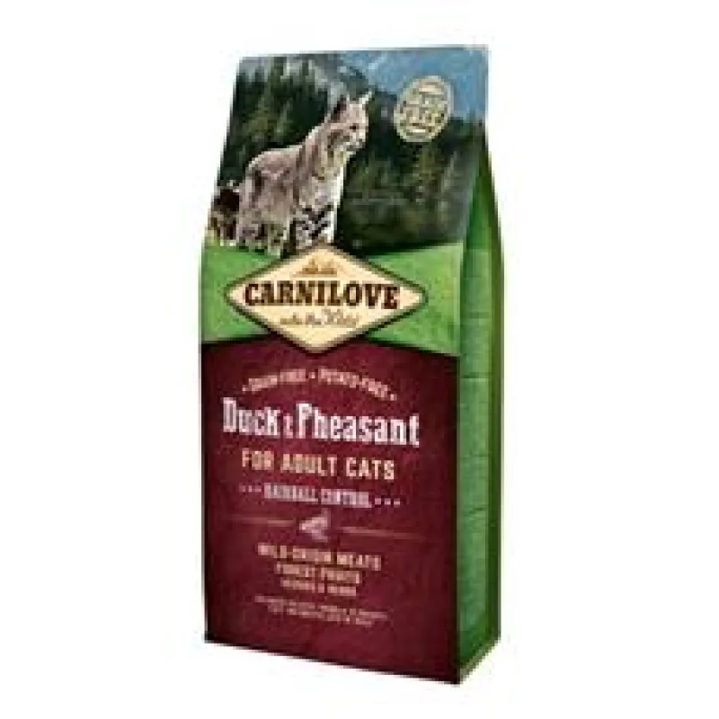 Carnilove Duck & Pheasant for Adult Cats – Hairball Control 400 g