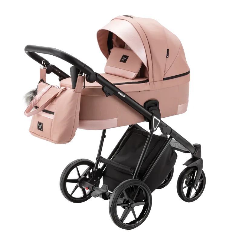 Adamex kočík 2v1 GALLO - rose pink