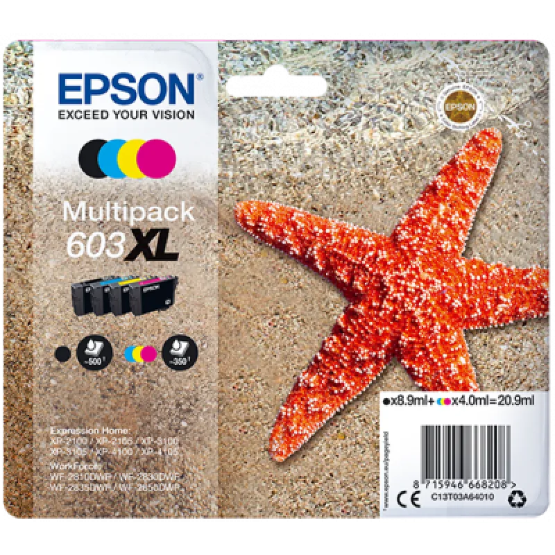 Epson multipack 4-colours 603XL C13T03A64010
