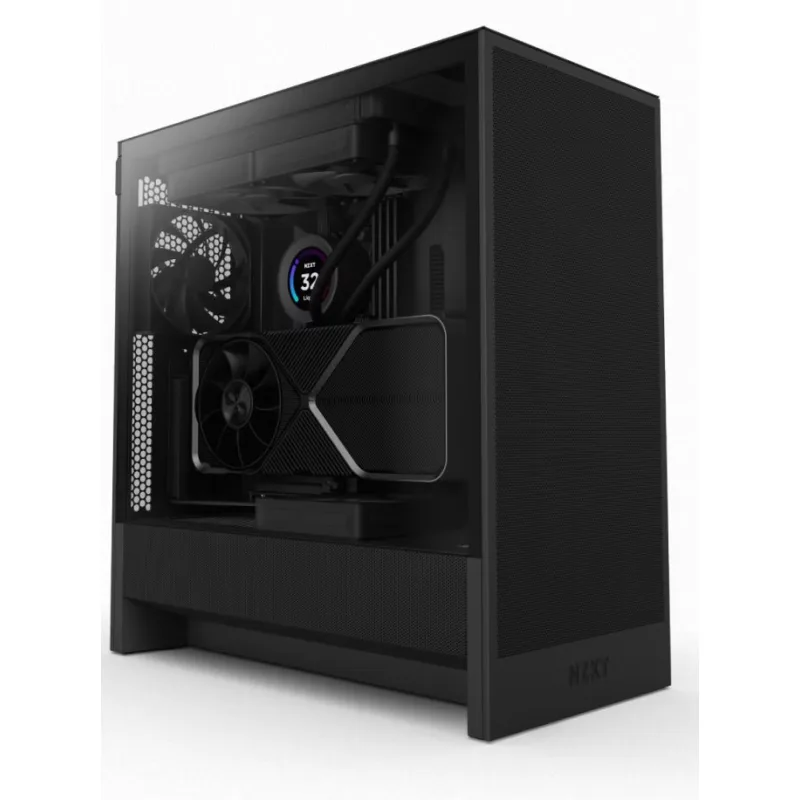 NZXT case H5 Flow, ATX, Compact Mid Tower, black POŠKODENÝ OBAL CC-H52FB…