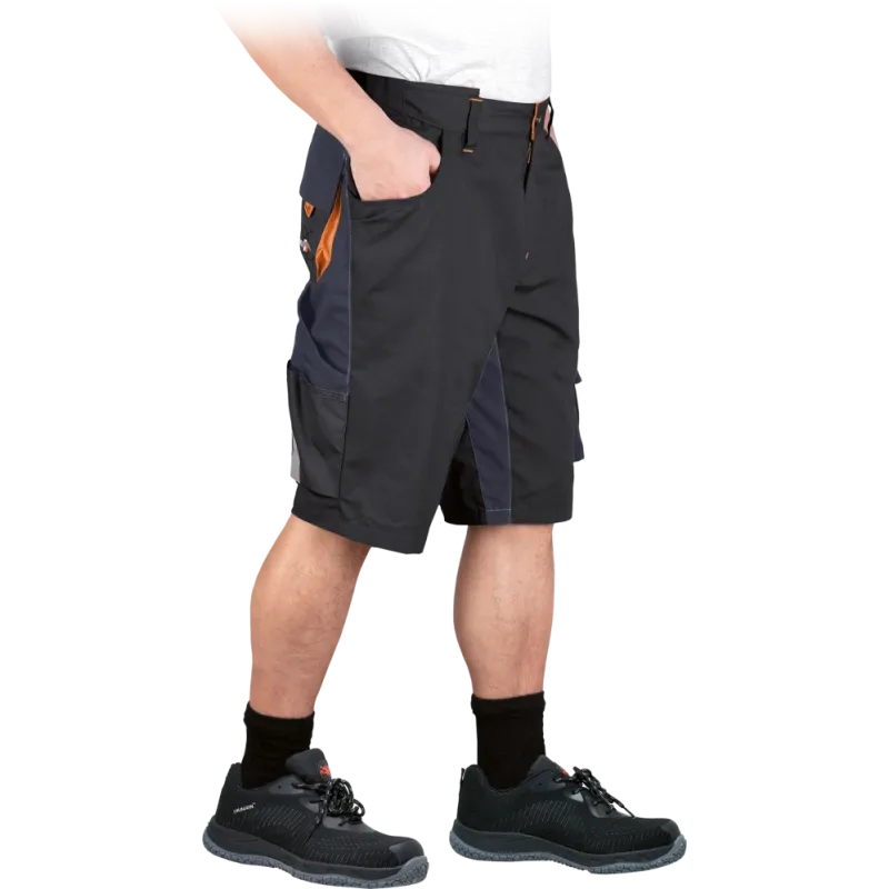 Leber&Hollman BEBR BGP kraťasy Black/Orange S-3XL