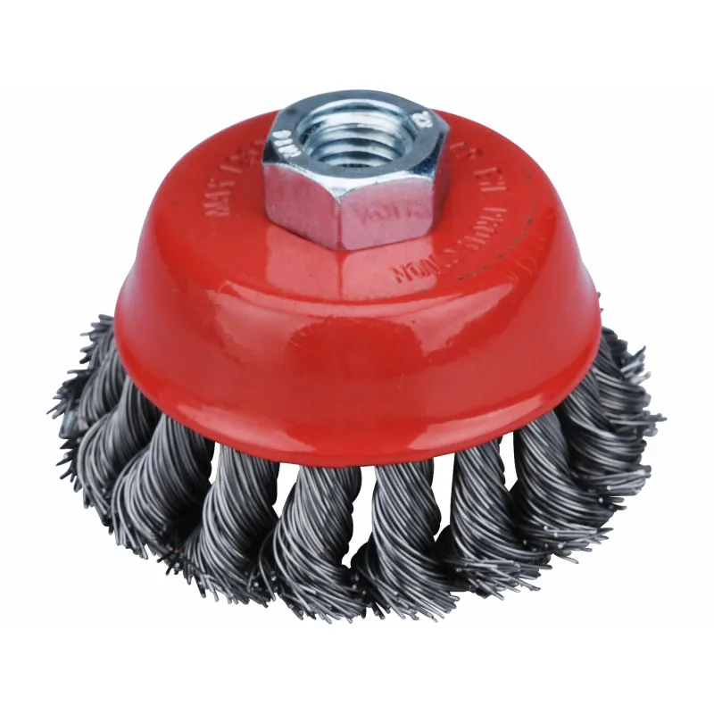 Kartáč hrnčekový M14 vrkočový, Ø80mm, EXTOL CRAFT