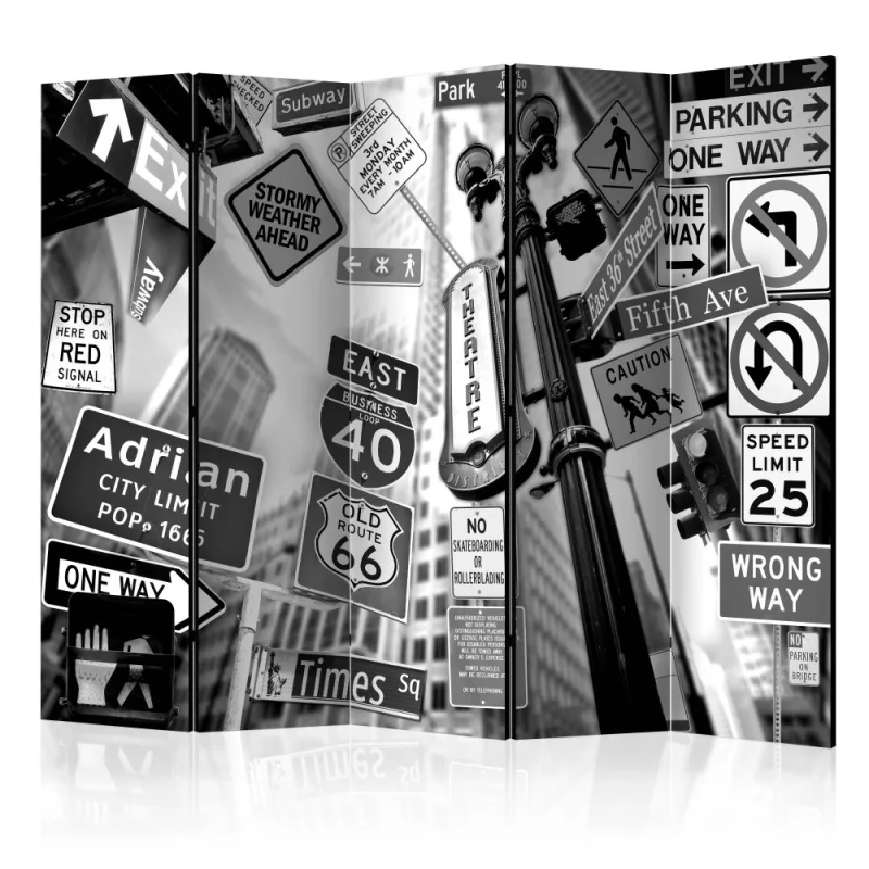 Artgeist Paraván - Roads to Manhattan II [Room Dividers]