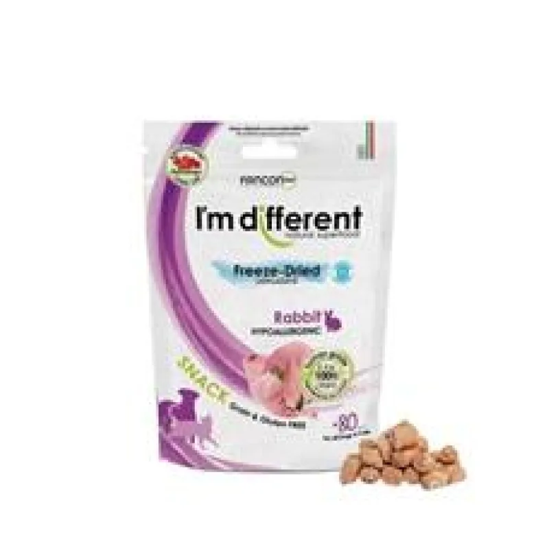 I´M DIFFERENT SNACK králík - mrazem sušený pamlsek 40 g