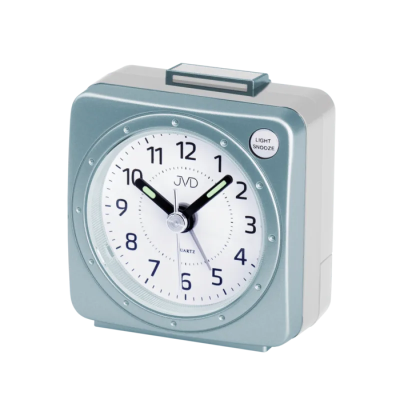 Nejlevnější baterkový budík JVD quartz SR220.7 s osvětlením