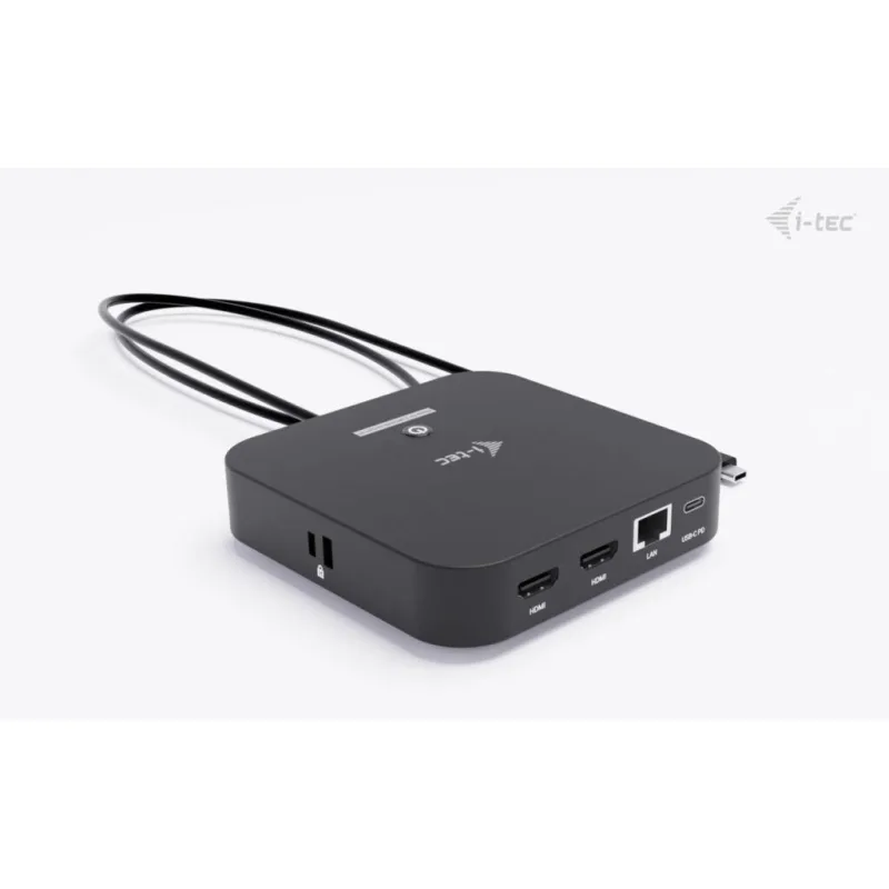 i-tec USB-C Dual HDMI Docking Station, Power Delivery 100W…