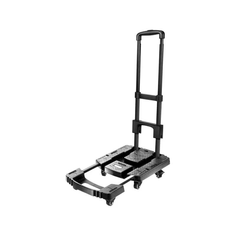 Vozík skladací plošinový, nosnosť 200kg, max. ložná plocha 60x32cm, 6 koliesok, EXTOL PREMIUM