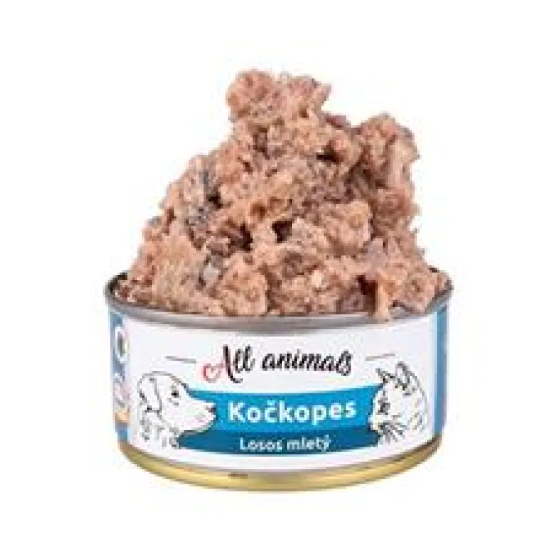 All Animals kočkopes Losos mletý 200g