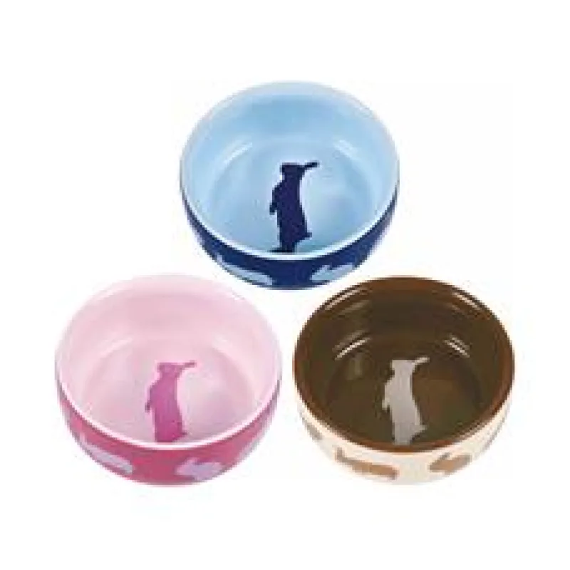 Keramická miska pro králíky barevná 250 ml/11 cm