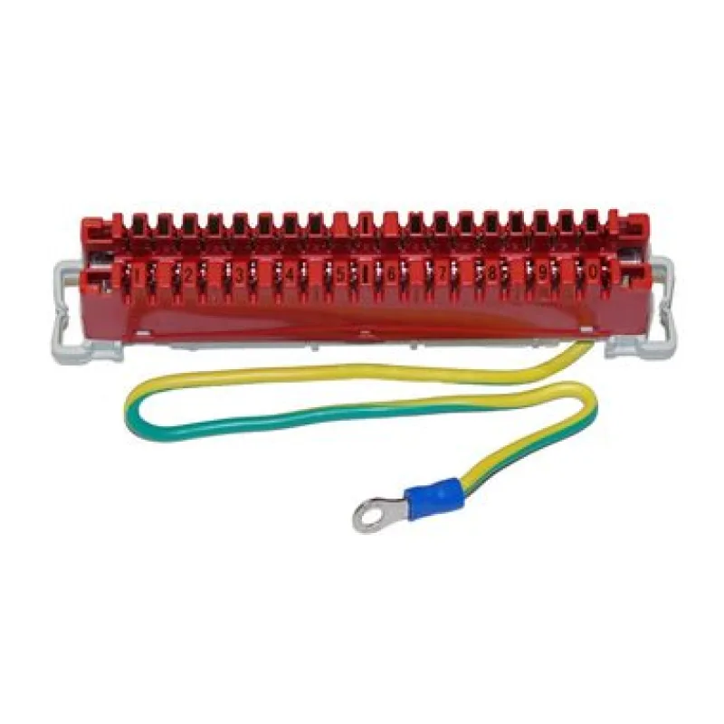 DATACOM Svorkovnica pre 10 párov zemniaca červená 3602