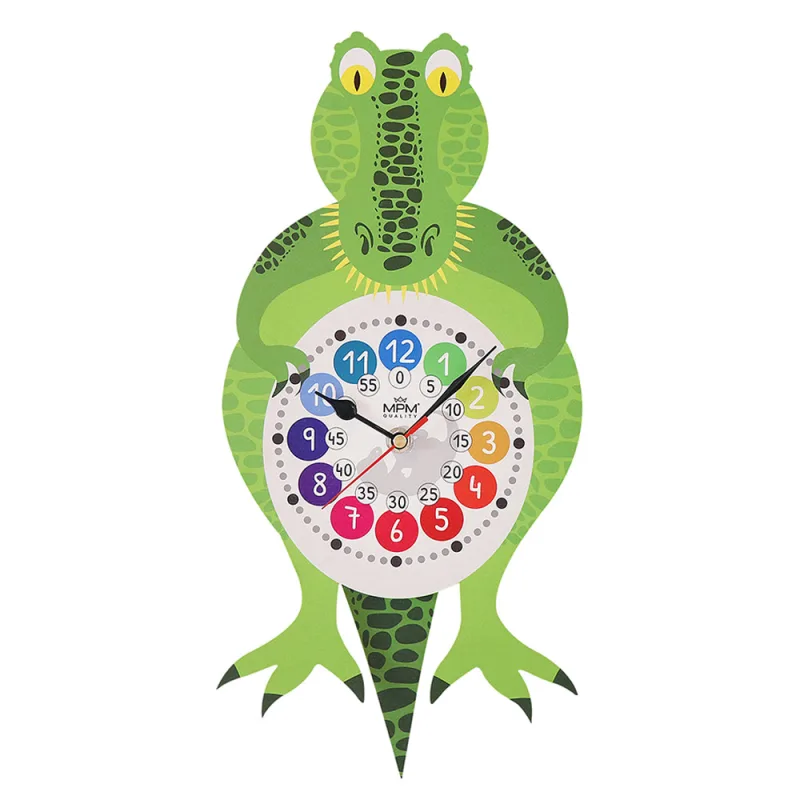 MPM Fernse - C Dětské dřevěné nástěnné hodiny E05.4468.C